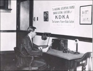 KDKA Radio jako pierwsze nadało sportową audycję "na żywo"
