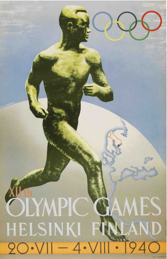 Plakat Igrzysk Olimpijskich 1940