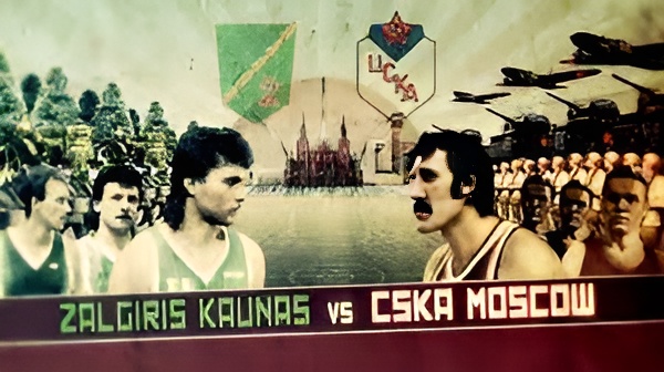 Mecz Zalgiris Kowno z CSKA z 1987 roku to jeden z symboli litewskiego sportu
