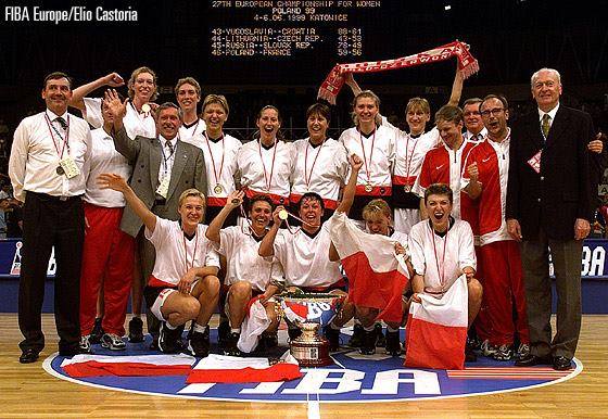 Mistrzostwa Europy koszykarek 1999. Polki zostały mistrzyniami Europy (fot. FIBA)