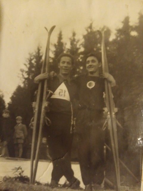 Stefan Nikiel (z lewej) fot. zbiory prywatne Krzysztofa Nikla