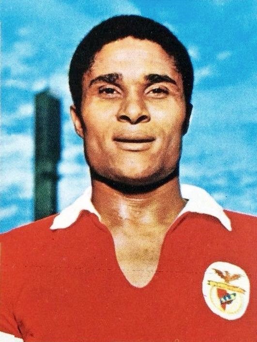 Eusébio w 1973 roku fot. domena publiczna